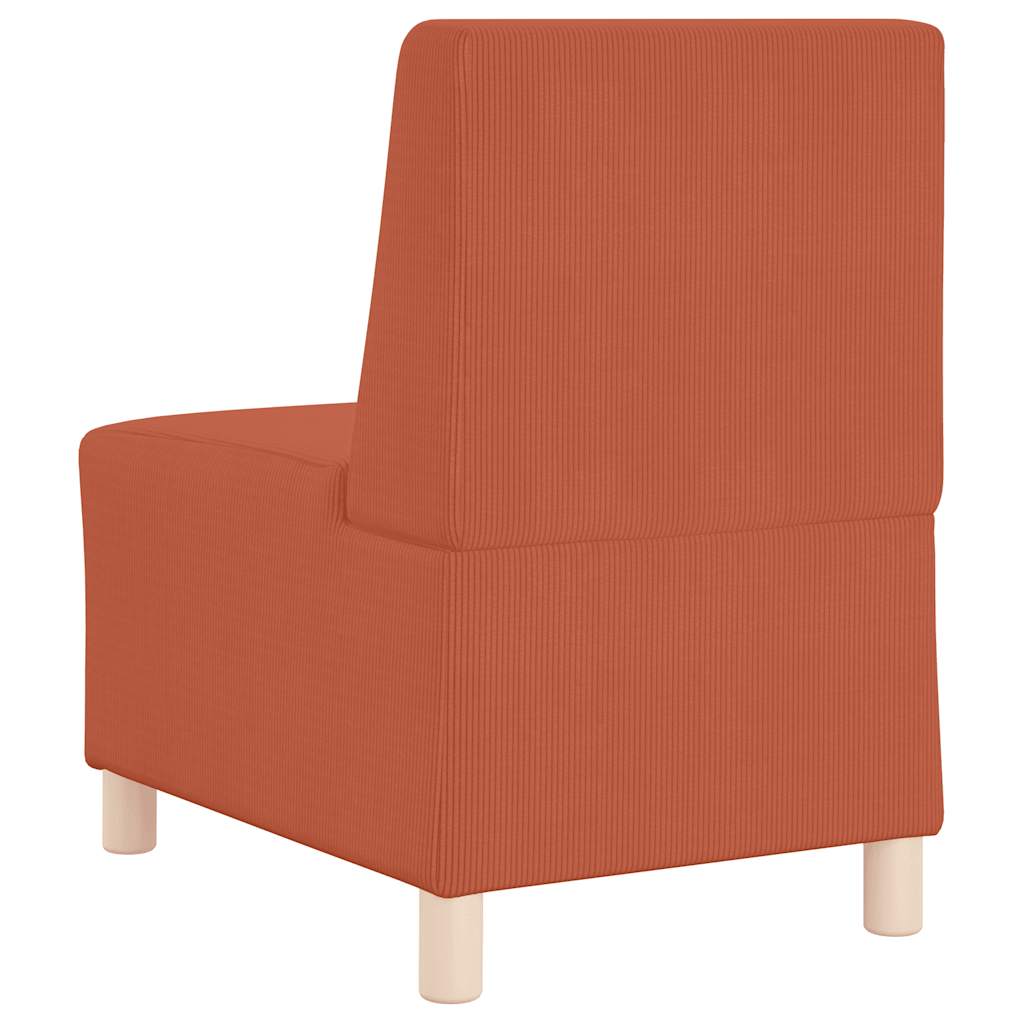 Sessel Rot Orange 55 Cm Cordstoff