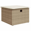 6-Tlg. Garten-Sofagarnitur Mit Kissen Beige Poly Rattan